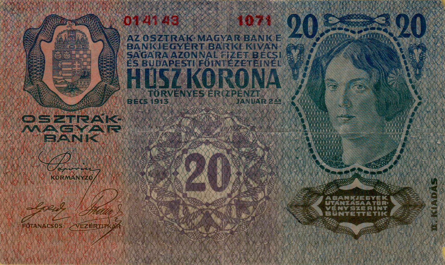 Austria 20 1919 XF P-53/a21